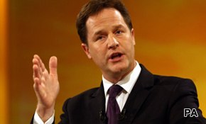 Clegg least popular since Foot
