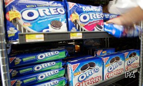 Oreo scores a touchdown
