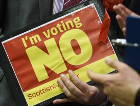 55,3 Prozent der Schotten stimmen gegen Unabhängigkeit