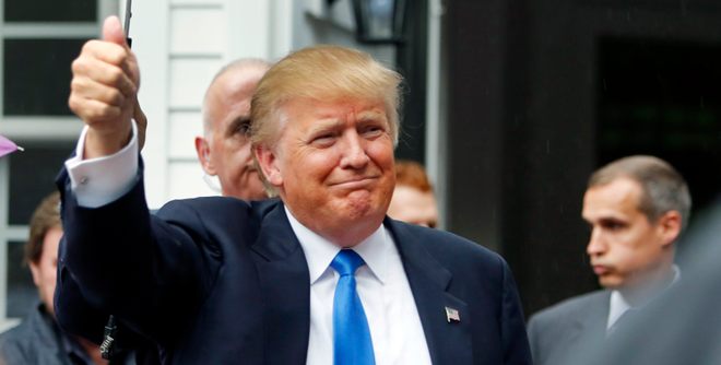 The GOP frontrunner: Donald Trump?