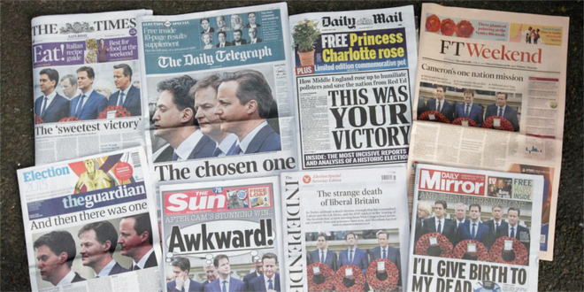 British press ‘most right-wing’ in Europe NP