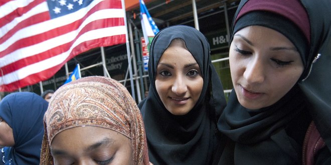 Divide on Muslim neighborhood patrols but majority now back Muslim travel ban