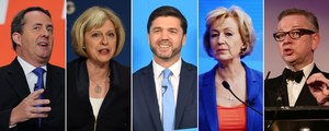 Theresa May ahead of Leadsom in Conservative leadership race