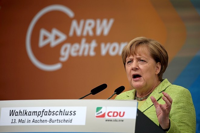 Nach der NRW-Wahl: Wachsende Zustimmung für Merkel 