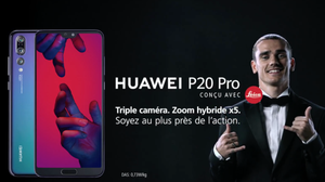 L'impact de la dernière campagne Huawei avec Antoine Griezmann