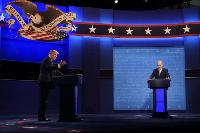 CBS/YouGov Umfrage: Für knapp die Hälfte der US-Wähler hat Joe Biden das erste TV-Duell gewonnen 