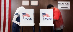 Do registered voters know where to cast their vote?  