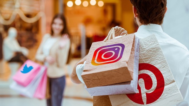 lo shopping tramite i social network in Italia