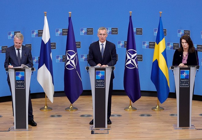 Sonntagsfrage / NATO-Mitgliedschaft von Schweden und Finnland von deutscher Mehrheit befürwortet