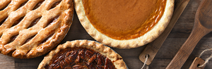 The United States' favorite Thanksgiving pies: pumpkin, pecan, and apple