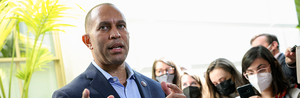 Far more Democrats have a favorable opinion of Hakeem Jeffries than have an unfavorable one
