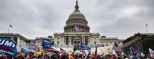 Most voters say the events at the US Capitol are a threat to democracy 