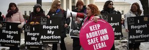 Views on abortion vary widely based on which social groups Americans belong to
