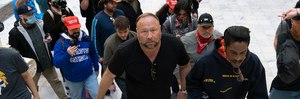 Most Americans don’t trust Alex Jones, but some still believe that mass shootings have been faked